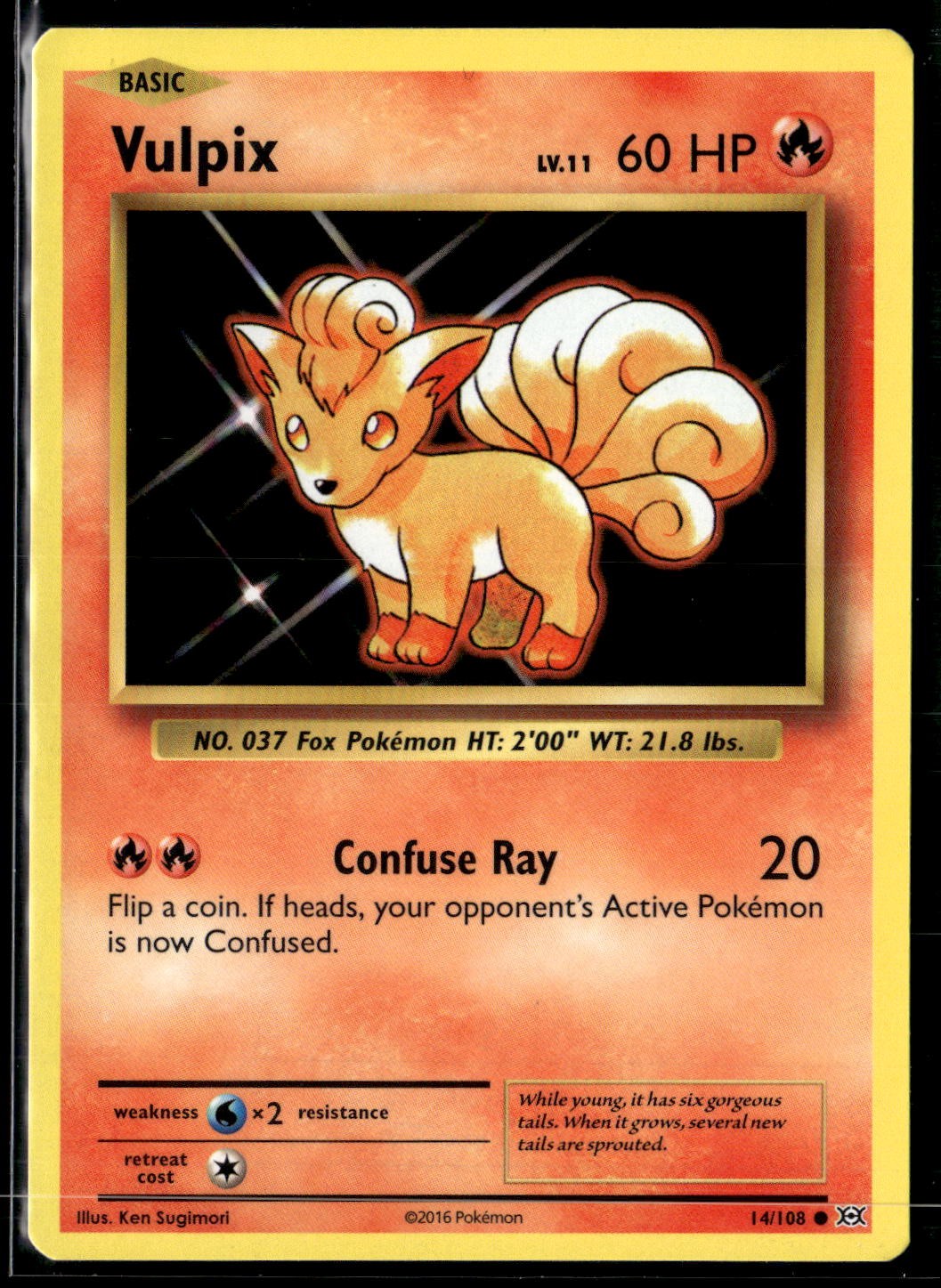 XY - Evolutions #14/108 Vulpix Common Near Mint or Better