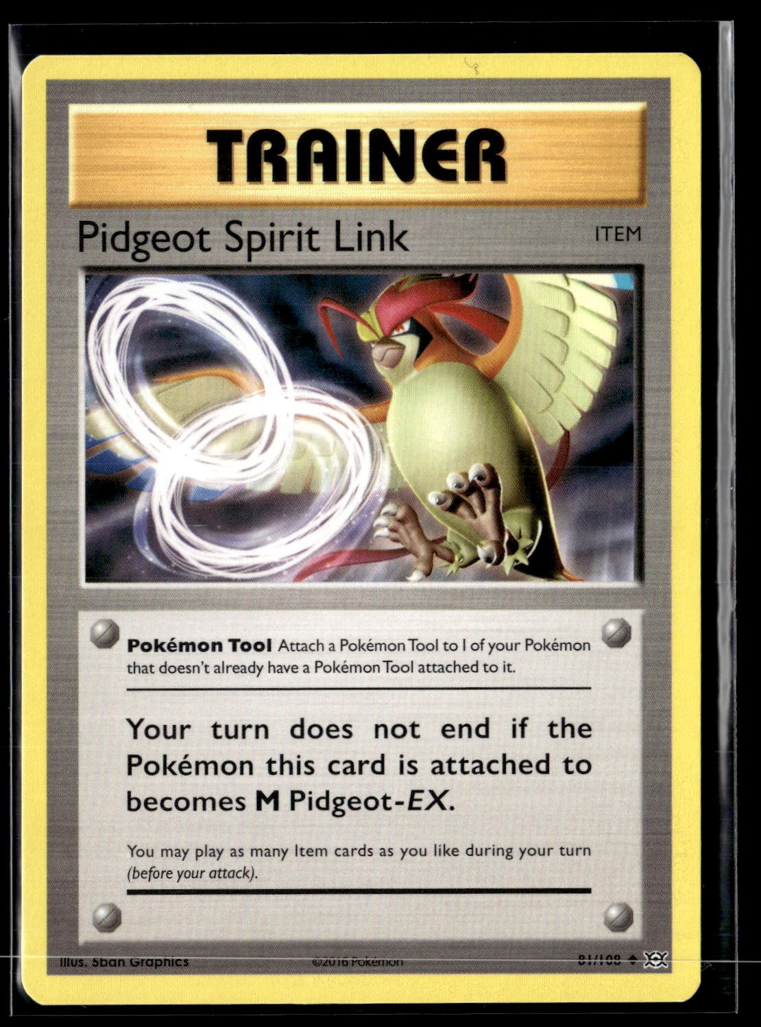 XY - Evolutions #81/108 Pidgeot Spirit Link Uncommon Near Mint or Better