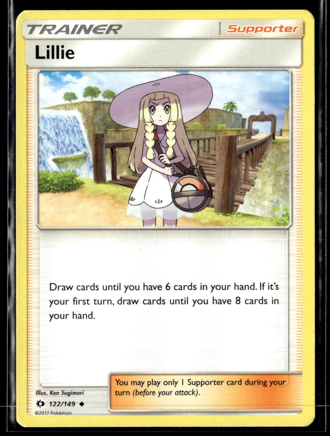 SM Base Set #122/149 Lillie Uncommon Near Mint or Better