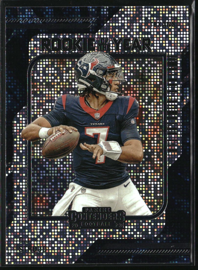 2023 Panini Contenders #5 C.J. Stroud Rookie of the Year Contenders