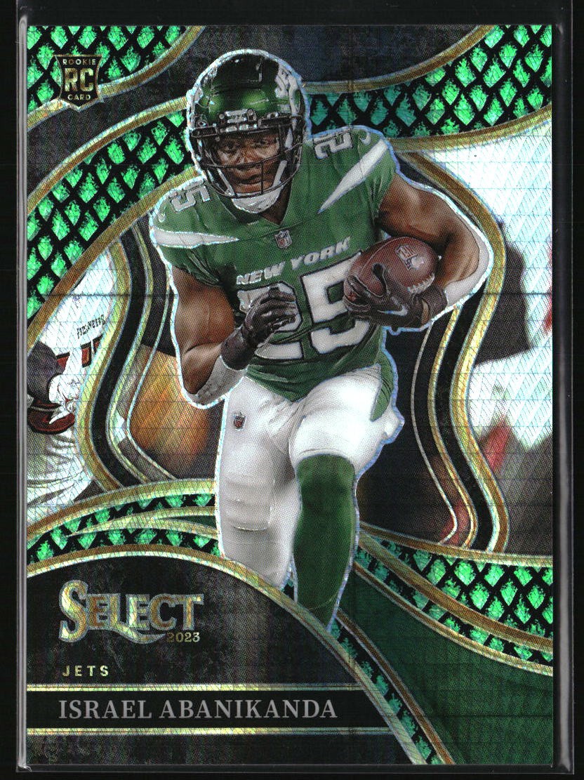2023 Panini Select #267 Israel Abanikanda Dragon Scale Prizms #/70