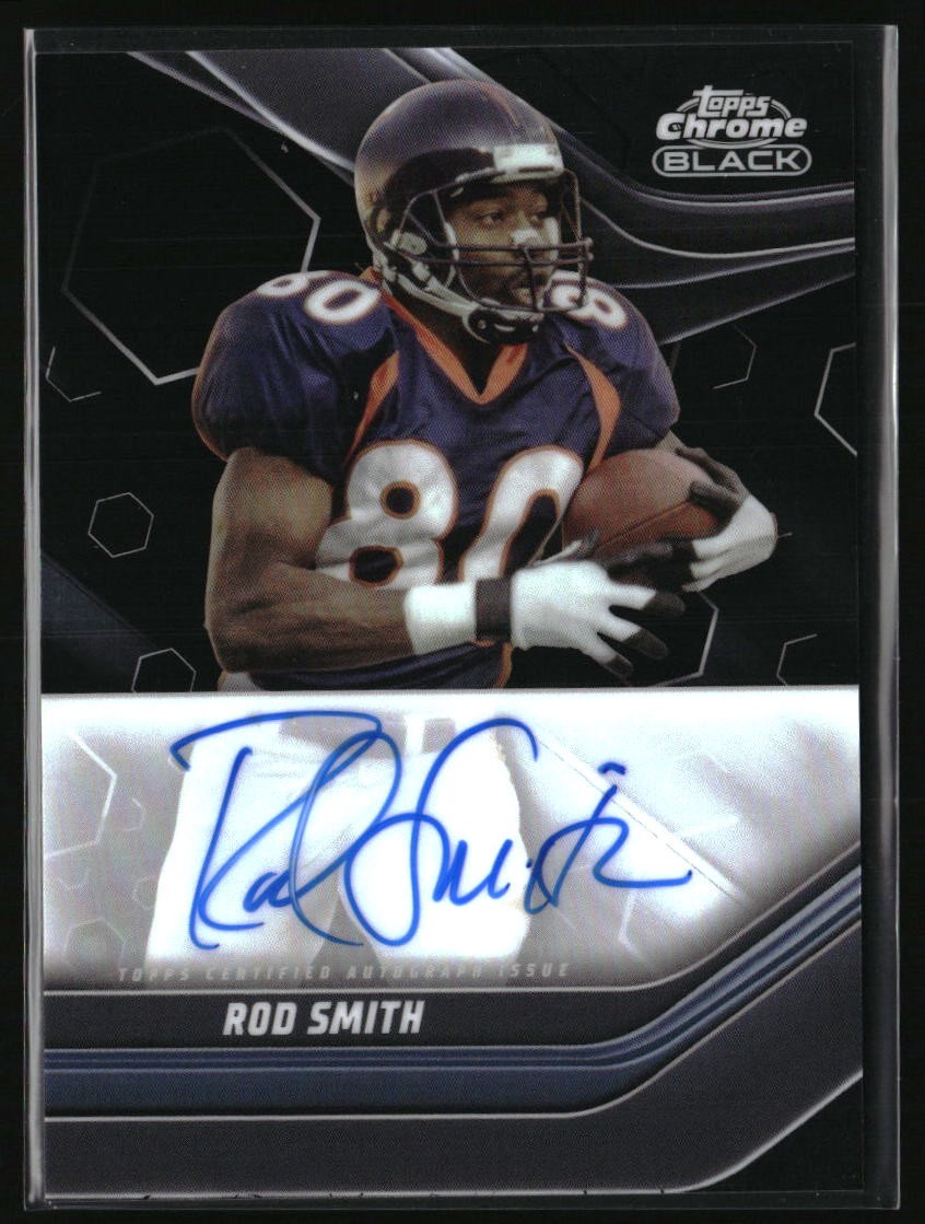 2023 Topps Composite #TCBA-RS Rod Smith Topps Chrome Black Autographs