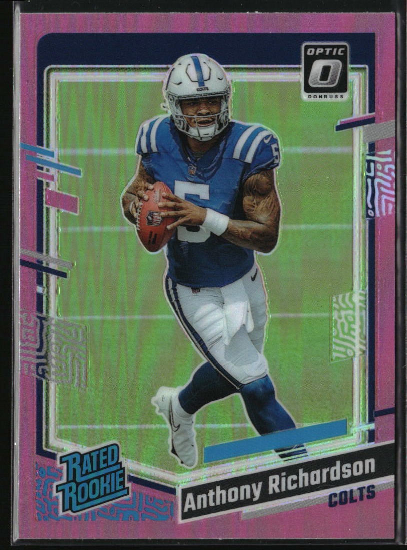 2023 Donruss Optic #247 Anthony Richardson Pink