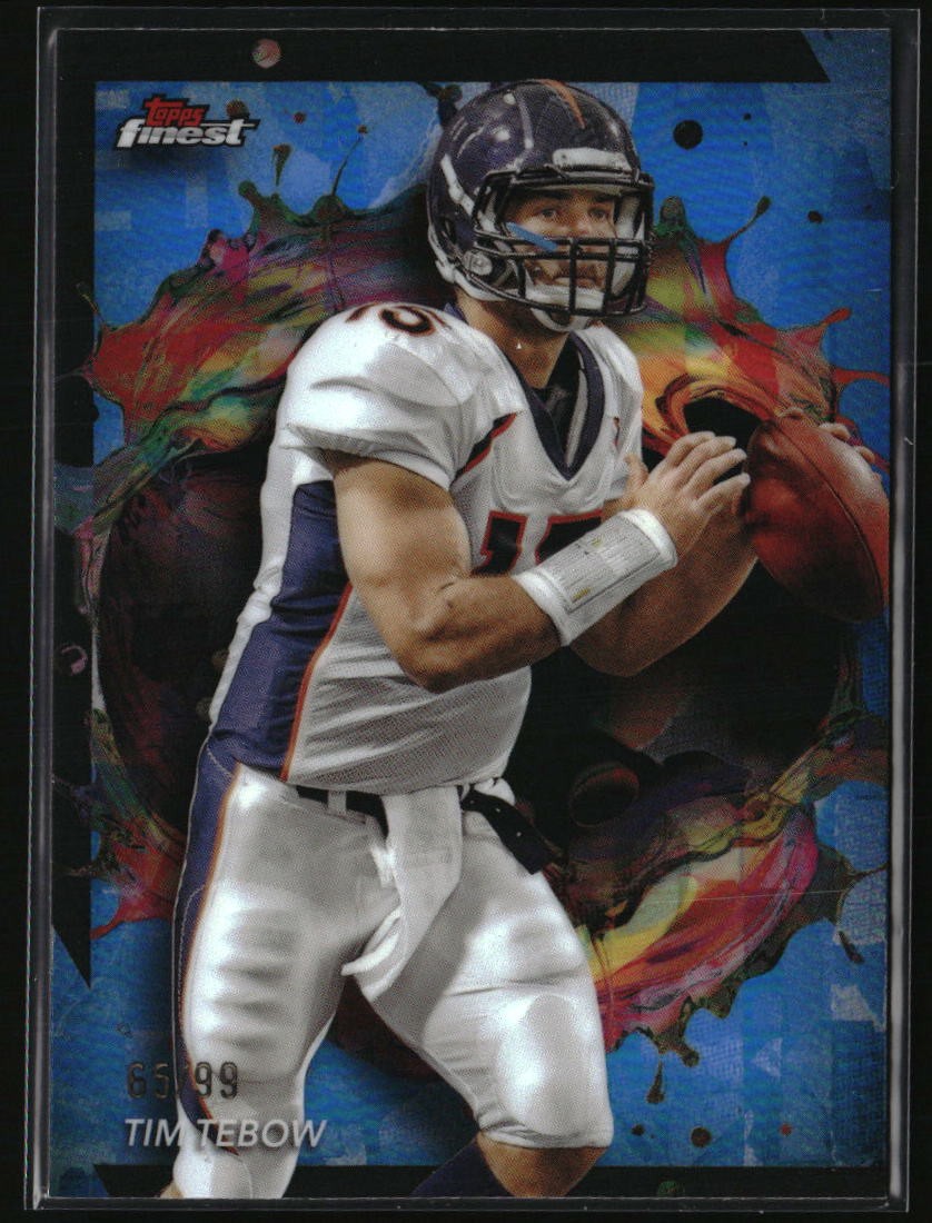2024 Finest #214 Tim Tebow Blue Refractor #/99