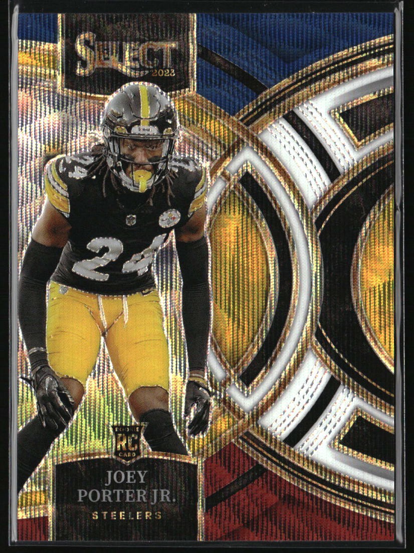 2023 Panini Select #179 Joey Porter Jr. Tri-Color Prizms #/225