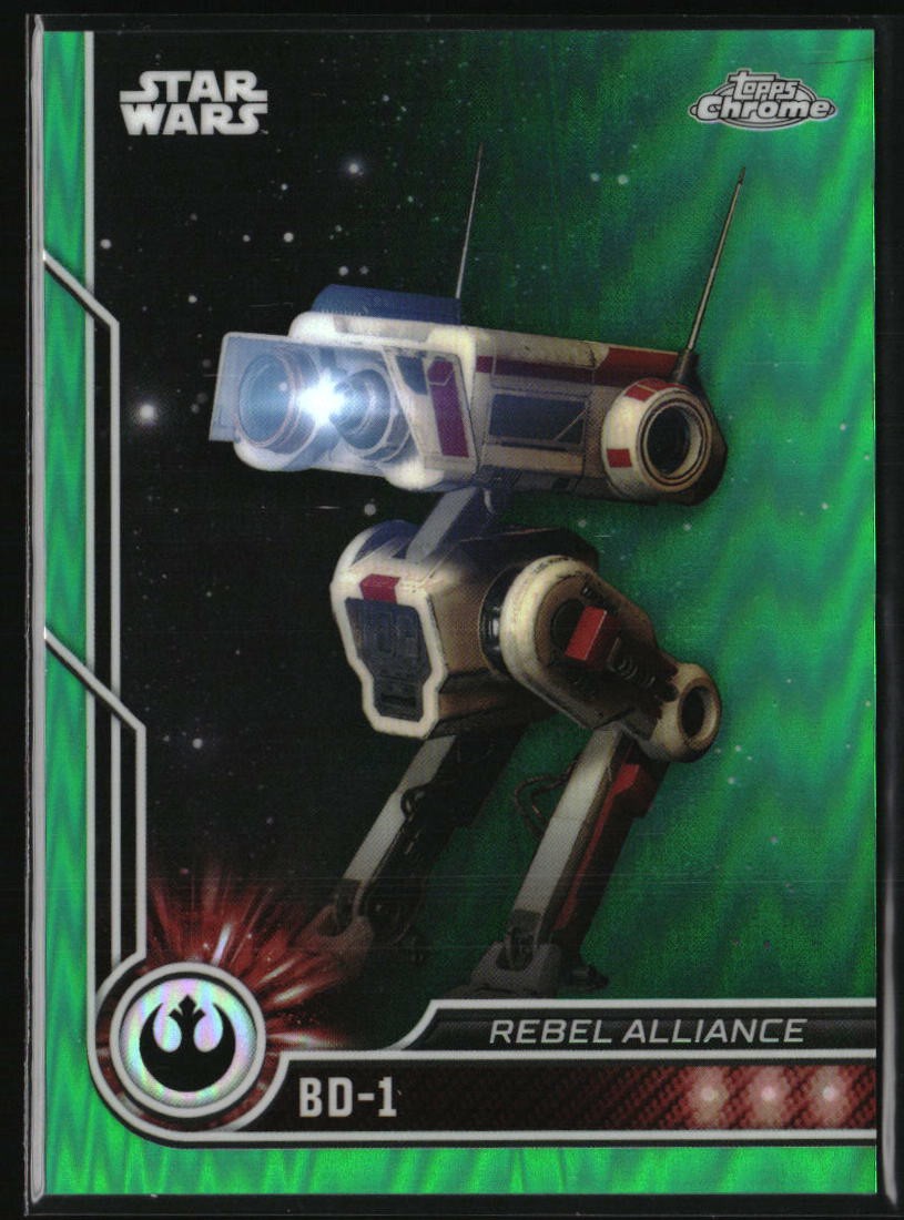 2023 Topps Chrome Star Wars #26 BD-1 Green #/99