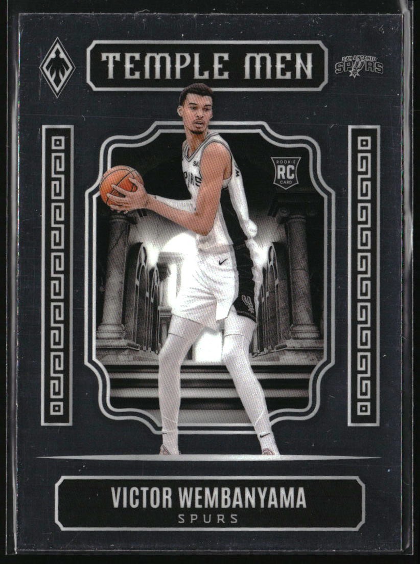 2023-24 Panini Phoenix #7 Victor Wembanyama Temple Men