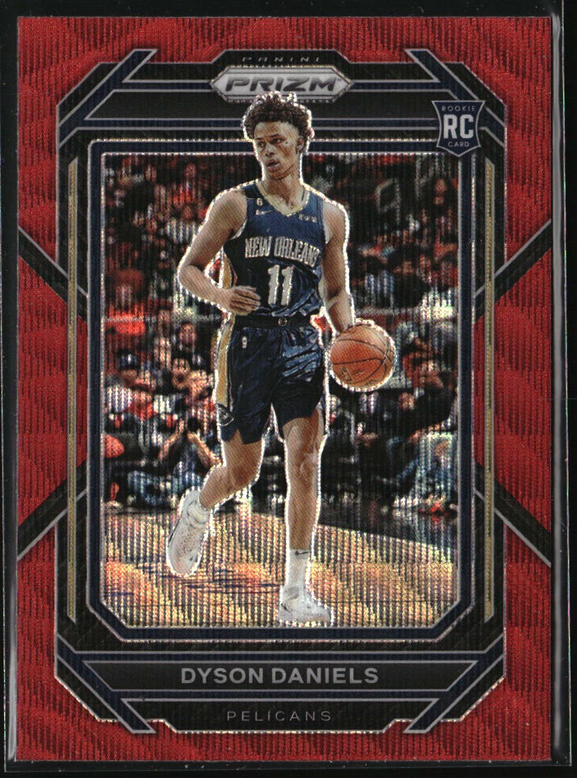 2022-23 Panini Prizm #233 Dyson Daniels Prizms Ruby Wave