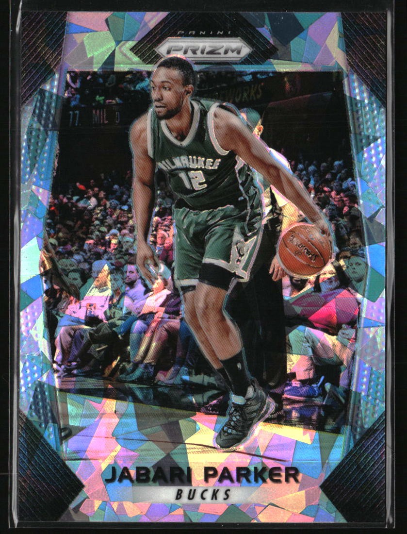 2017-18 Panini Prizm #187 Jabari Parker Prizms Blue Ice #/99