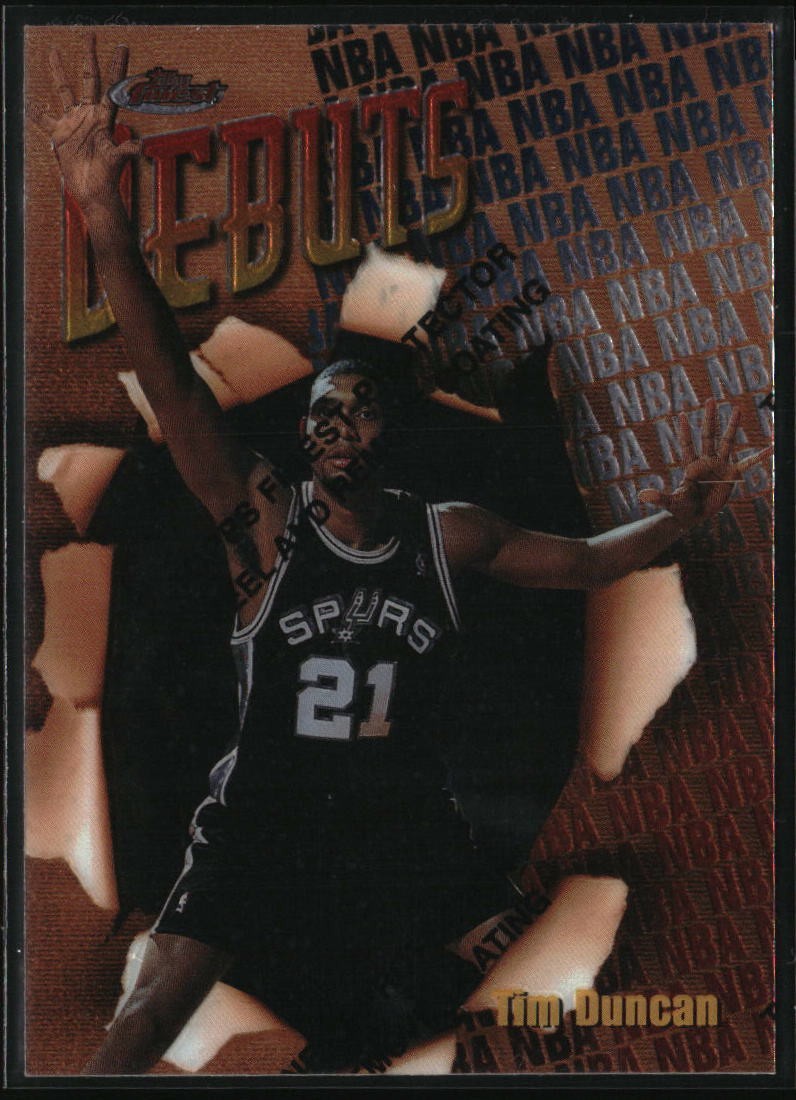 1997-98 Finest #101 Tim Duncan