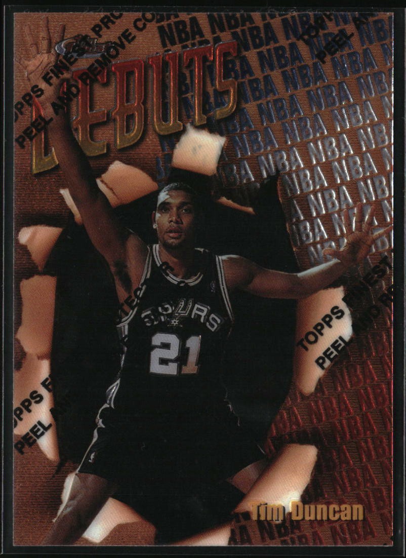 1997-98 Finest #101 Tim Duncan