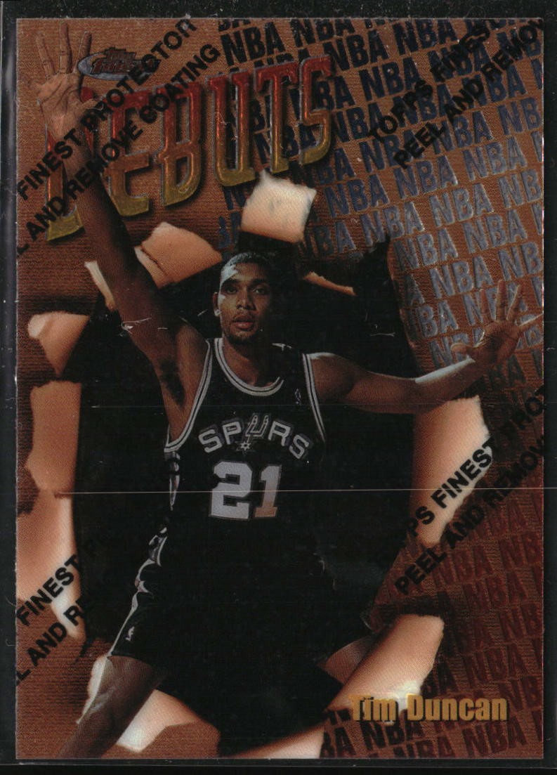 1997-98 Finest #101 Tim Duncan