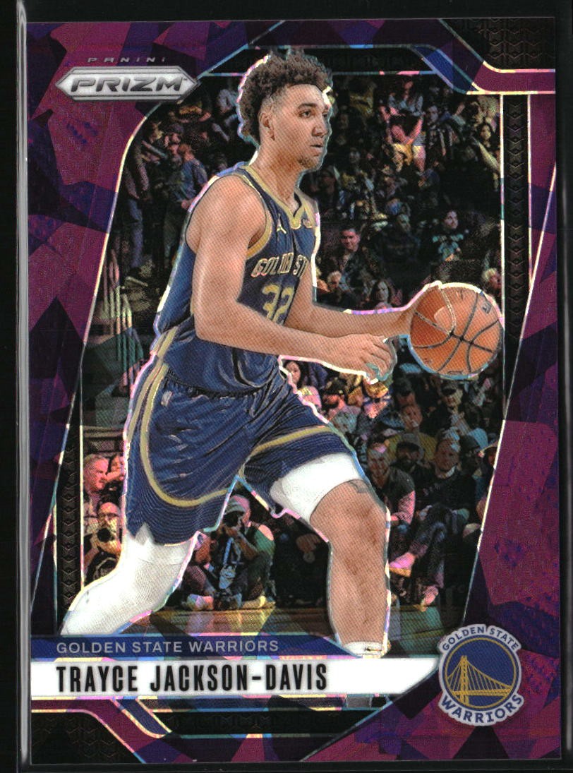 2024-25 Panini Prizm #188 Trayce Jackson-Davis Prizms Purple Ice #/149