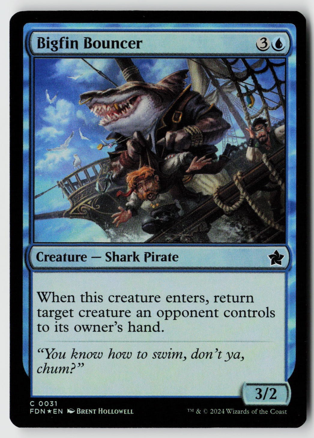 Foundations #31 Bigfin Bouncer Foil