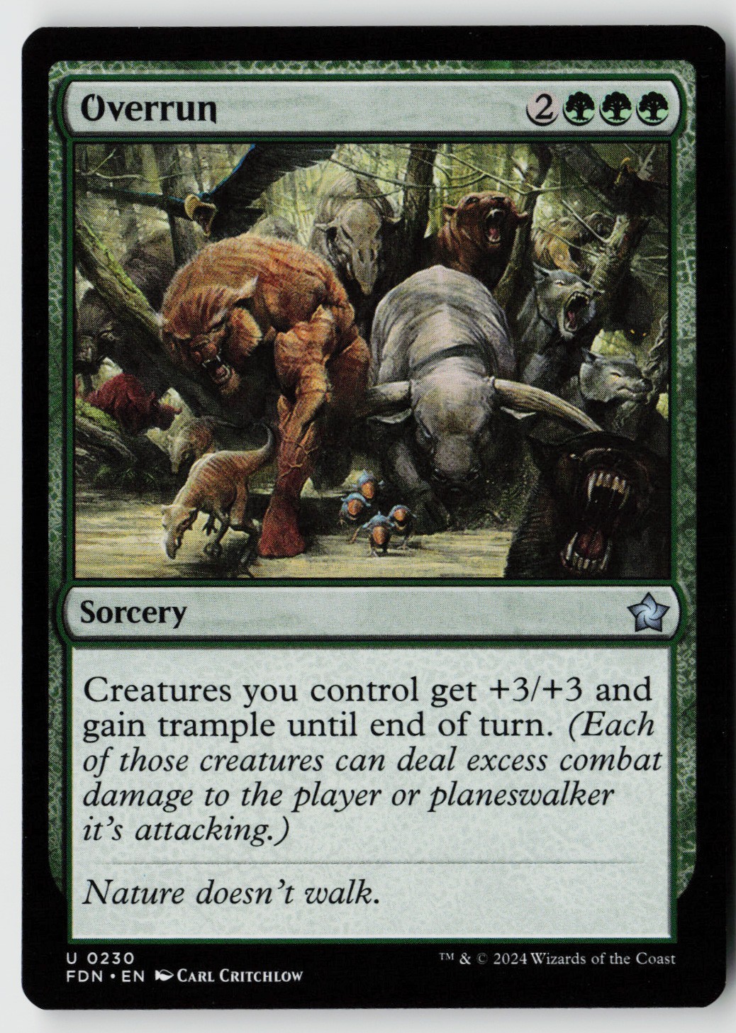Foundations #230 Overrun