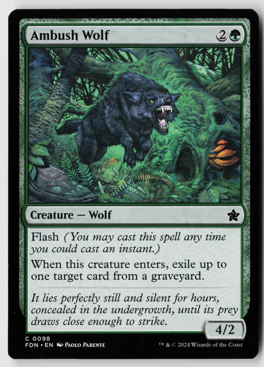 Foundations #98 Ambush Wolf