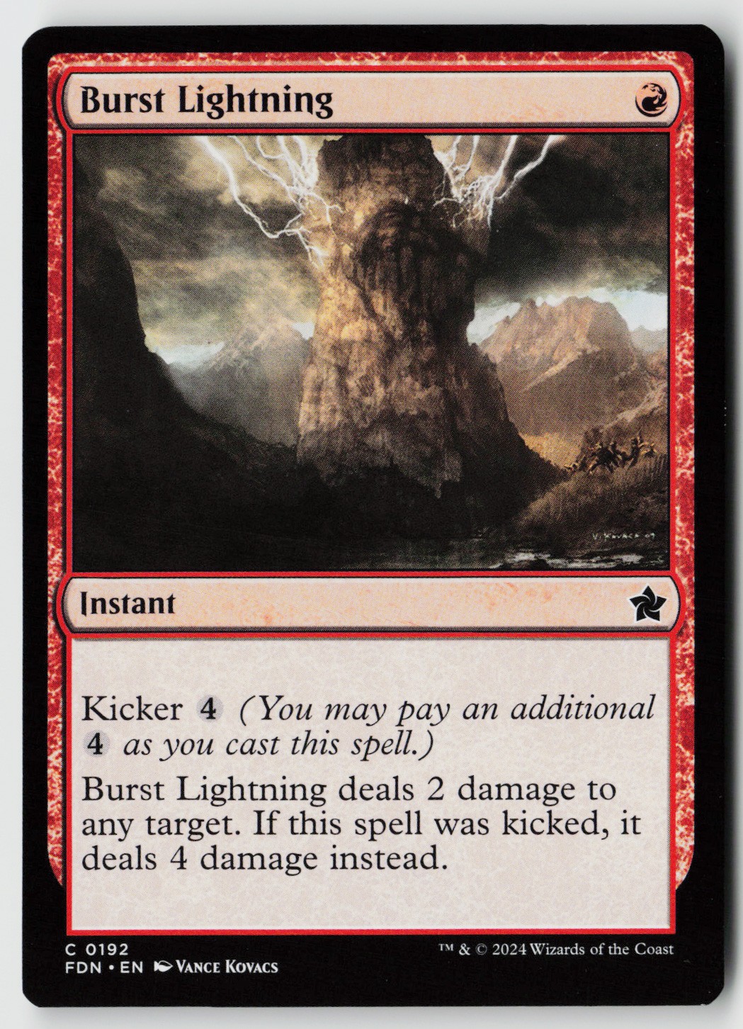 Foundations #192 Burst Lightning