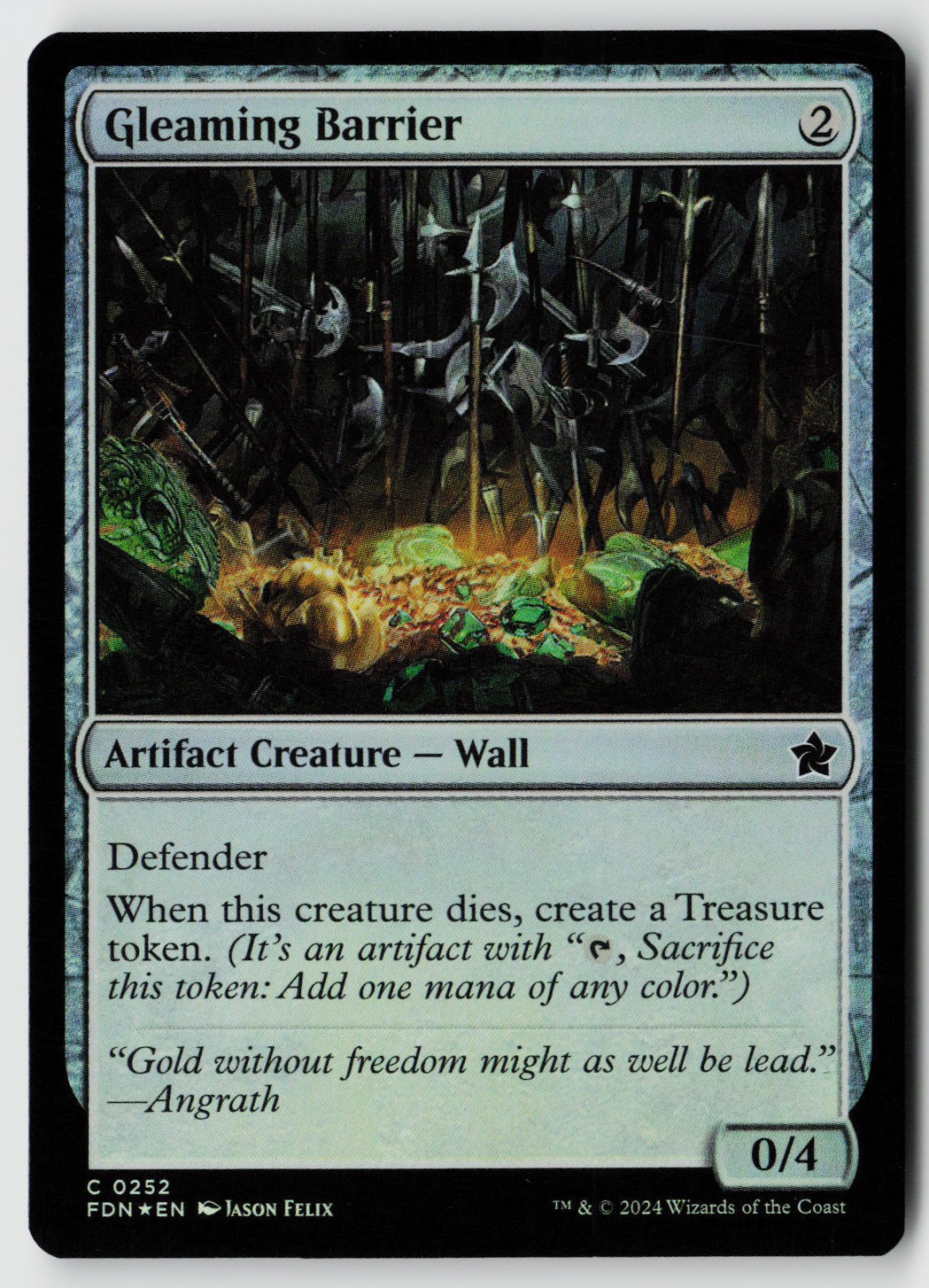 Foundations #252 Gleaming Barrier Foil