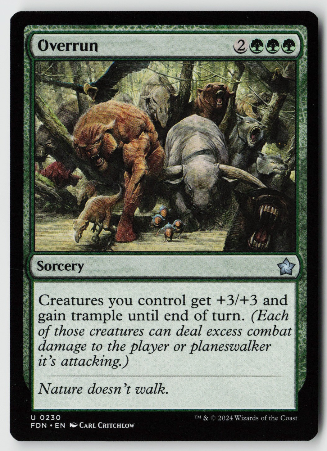 Foundations #230 Overrun