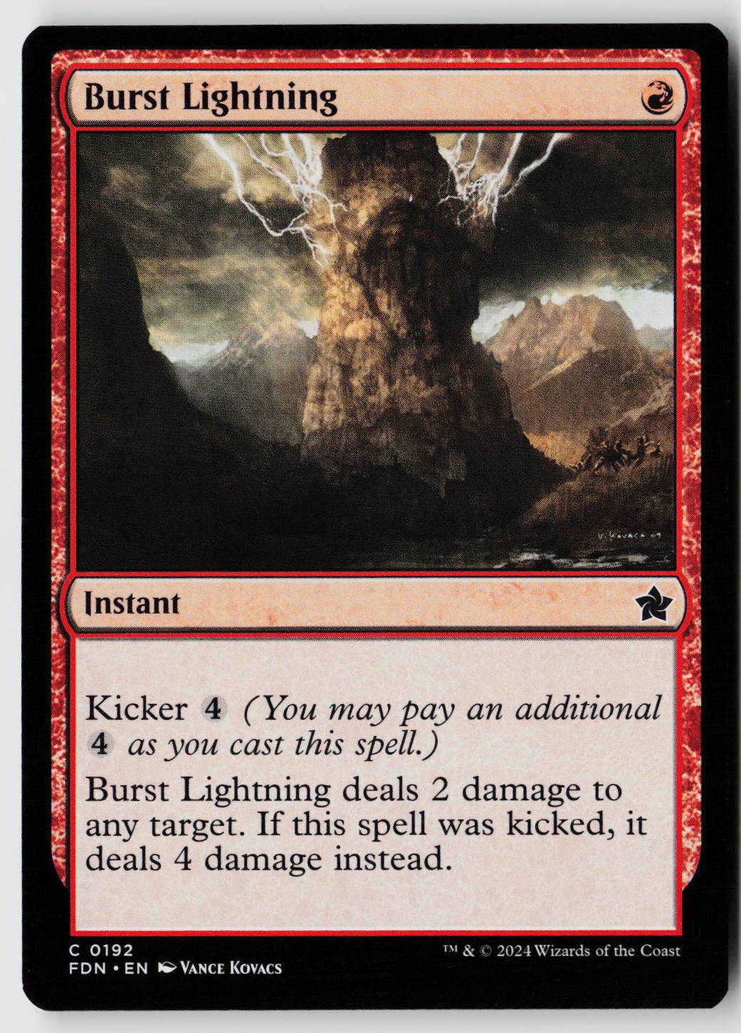 Foundations #192 Burst Lightning