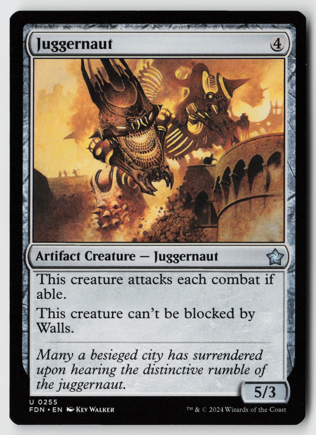 Foundations #255 Juggernaut