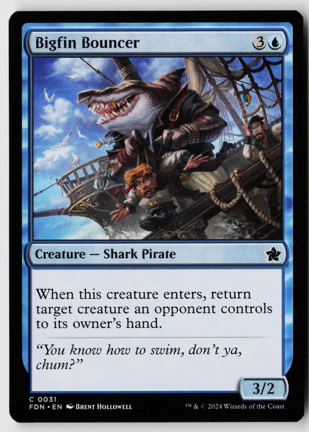 Foundations #31 Bigfin Bouncer