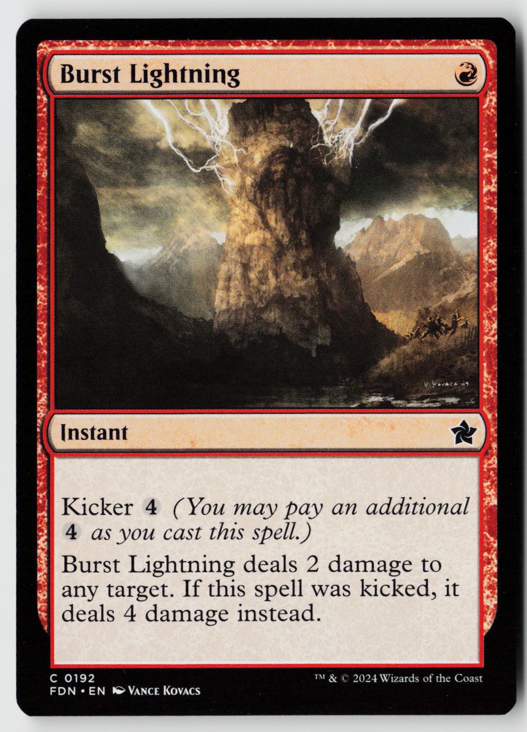 Foundations #192 Burst Lightning