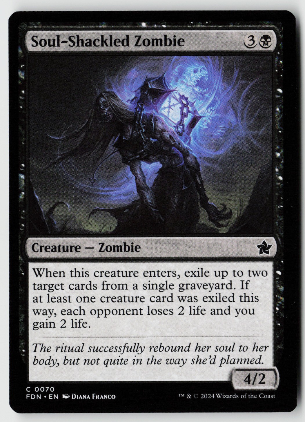 Foundations #70 Soul-Shackled Zombie