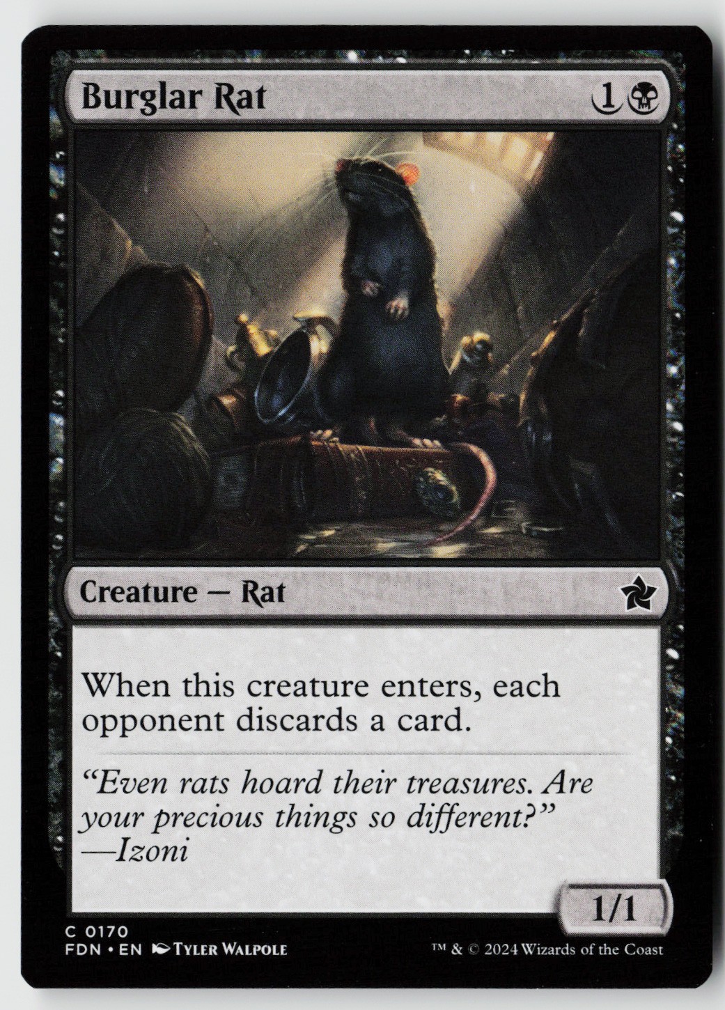 Foundations #170 Burglar Rat
