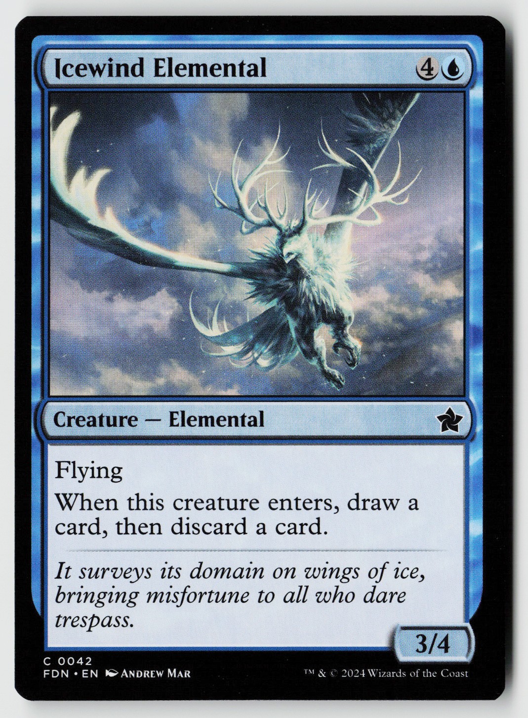 Foundations #42 Icewind Elemental
