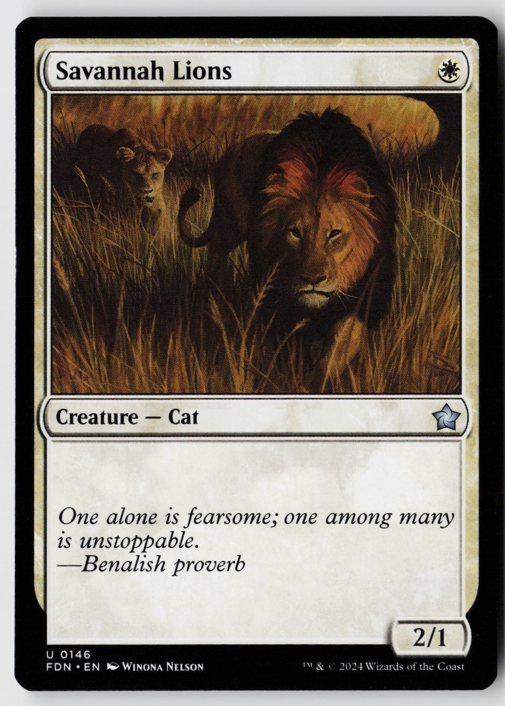 Foundations #146 Savannah Lions