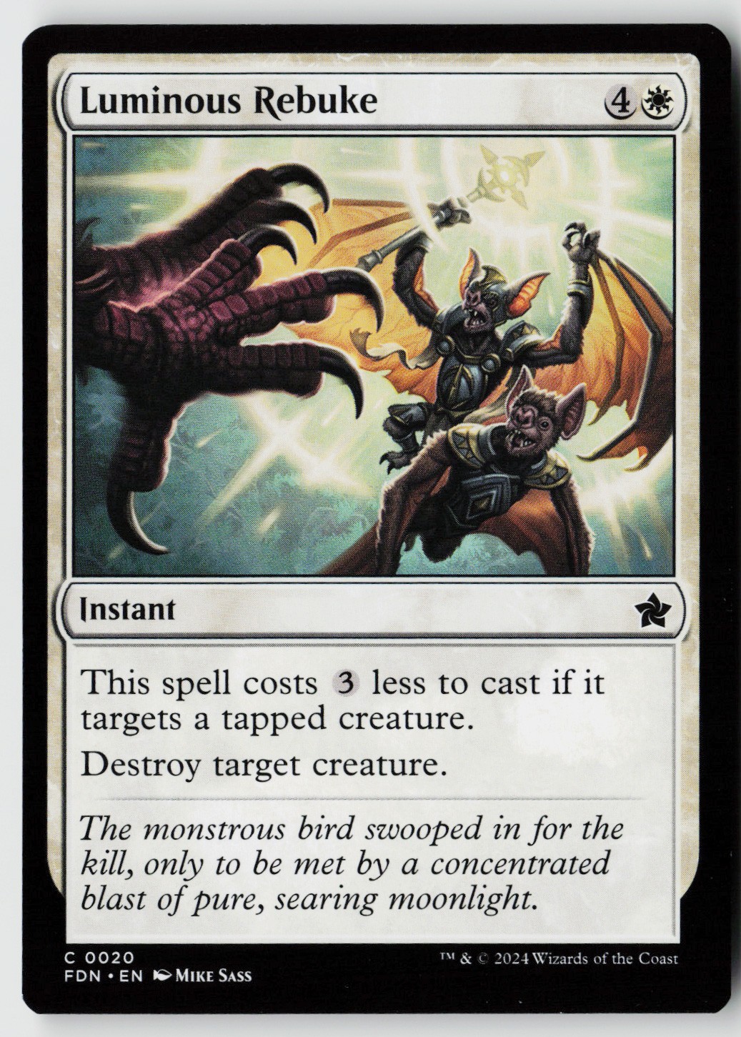Foundations #20 Luminous Rebuke