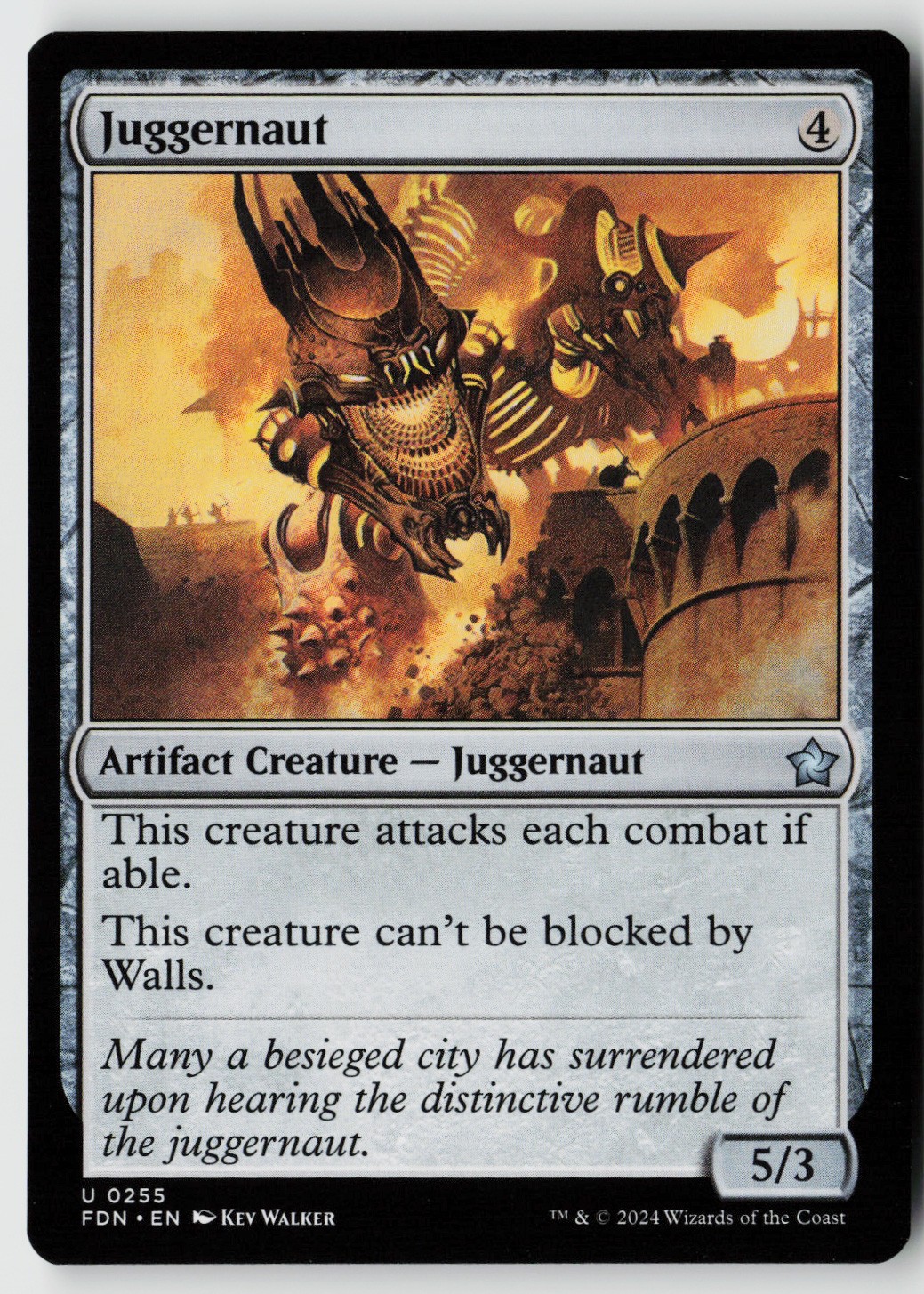 Foundations #255 Juggernaut