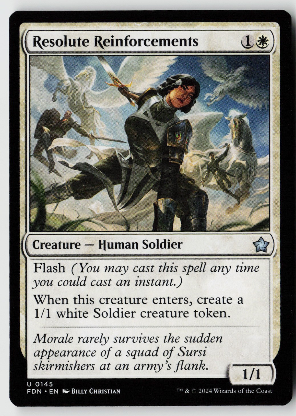 Foundations #145 Resolute Reinforcements