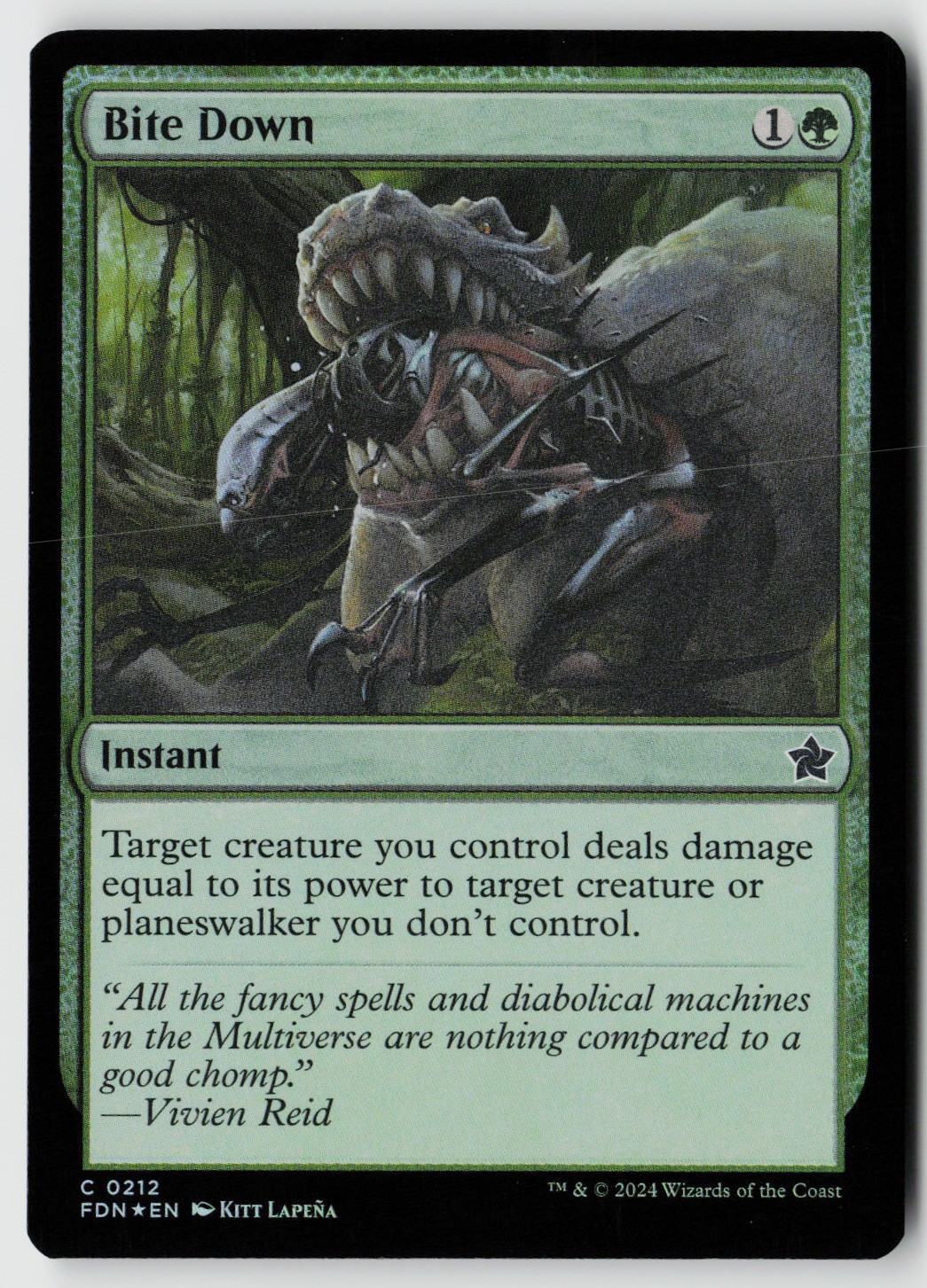 Foundations #212 Bite Down Foil
