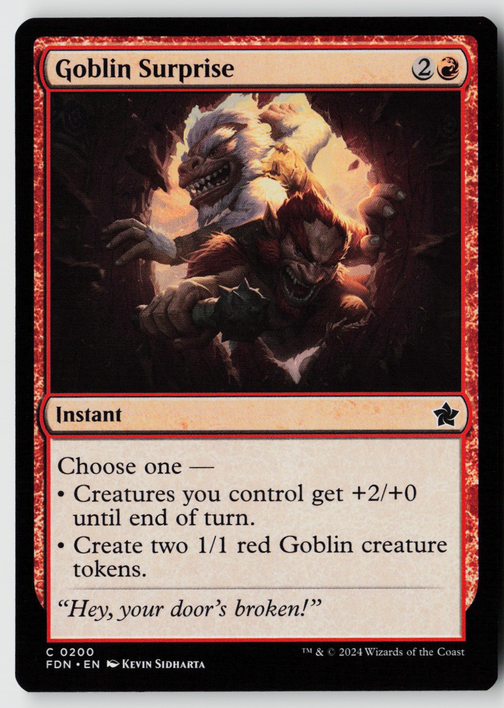 Foundations #200 Goblin Surprise