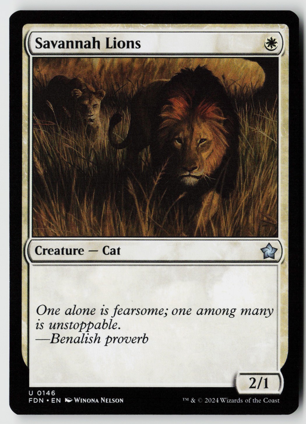 Foundations #146 Savannah Lions