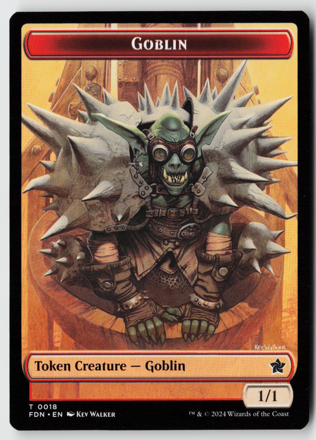Foundations #18 // 21 Goblin // Insect Doubled-Sided Token