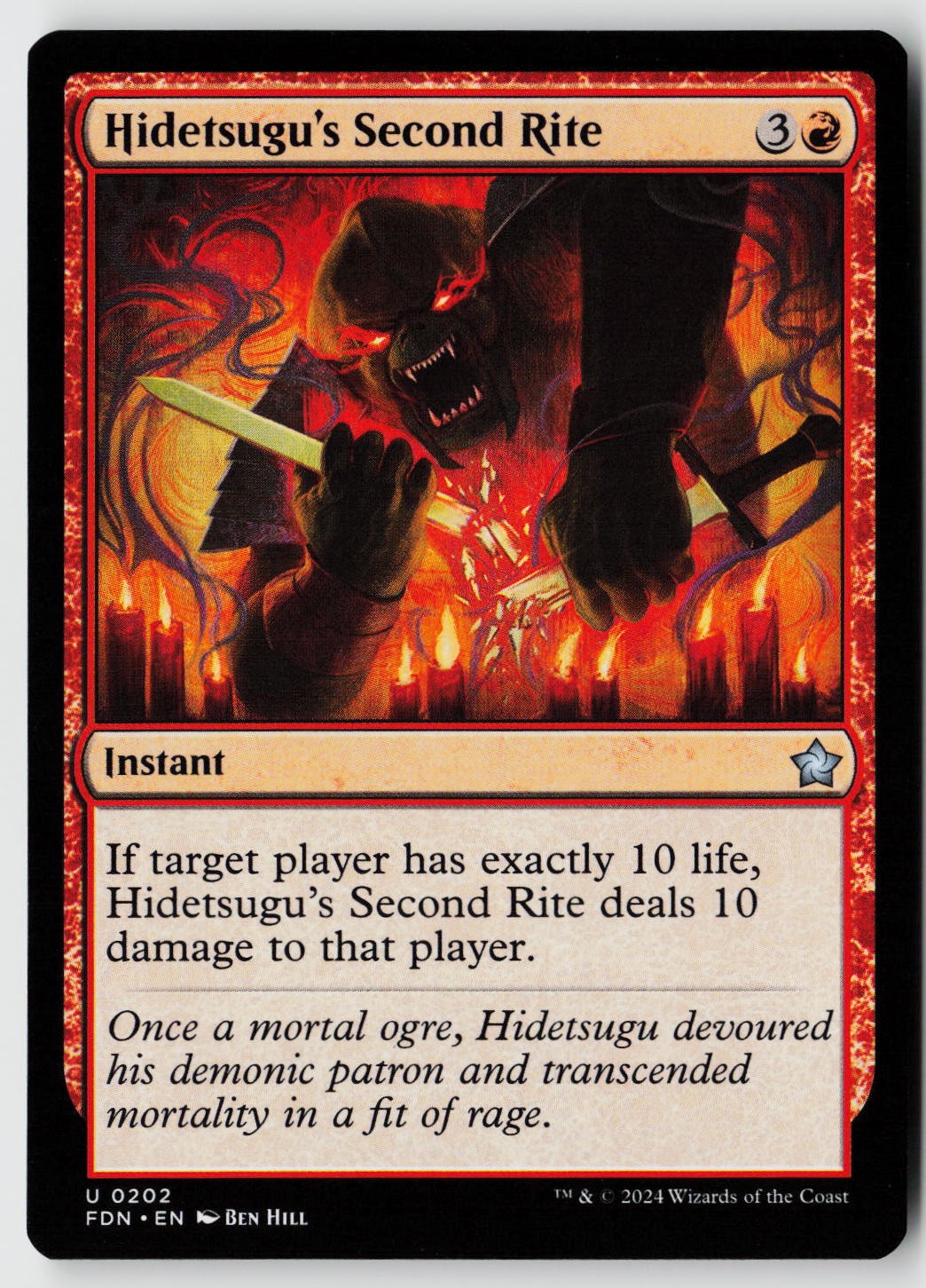 Foundations #202 Hidetsugu's Second Rite