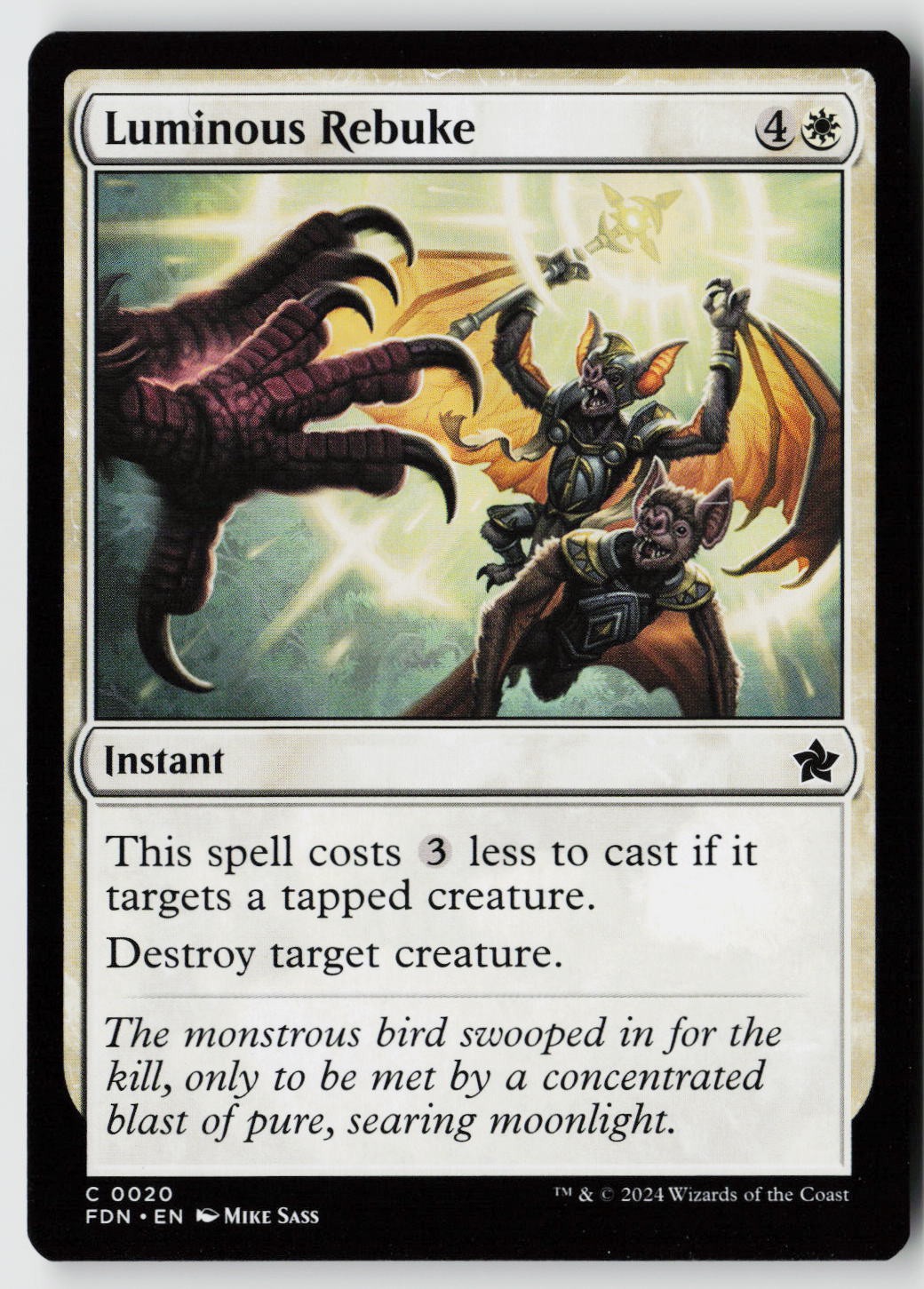 Foundations #20 Luminous Rebuke