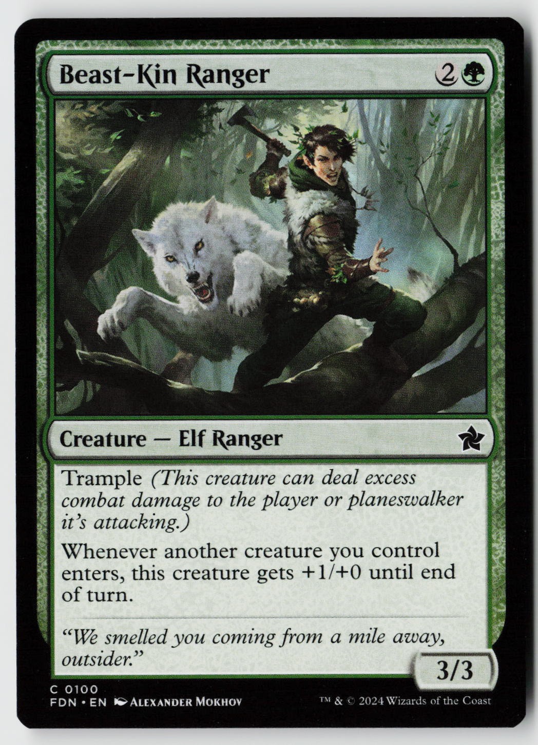Foundations #100 Beast-Kin Ranger