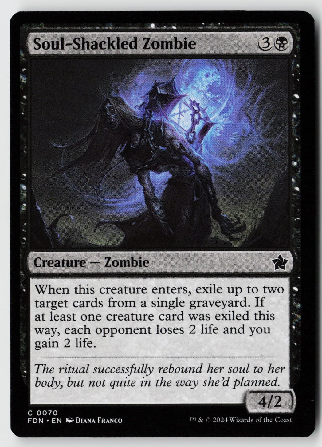 Foundations #70 Soul-Shackled Zombie