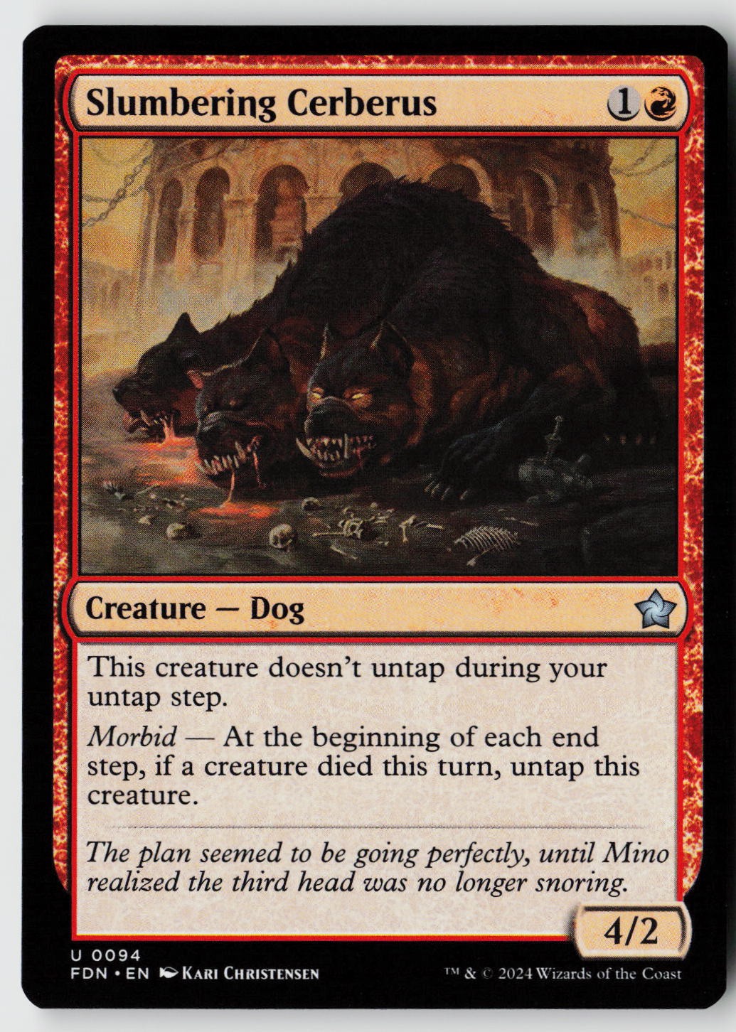 Foundations #94 Slumbering Cerberus