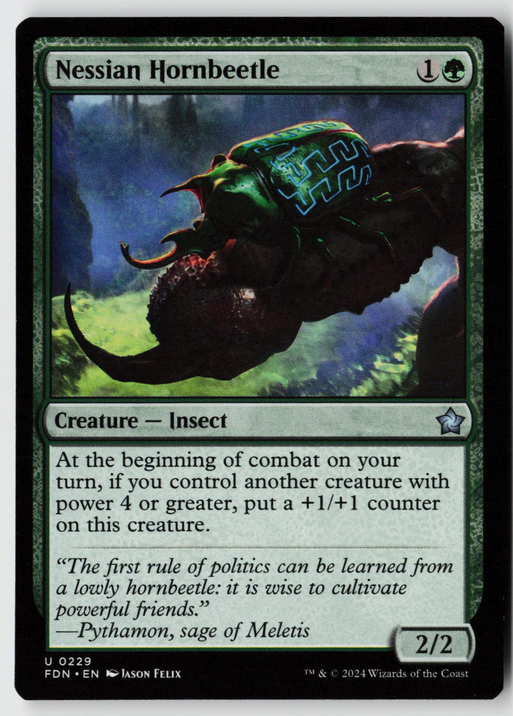 Foundations #229 Nessian Hornbeetle