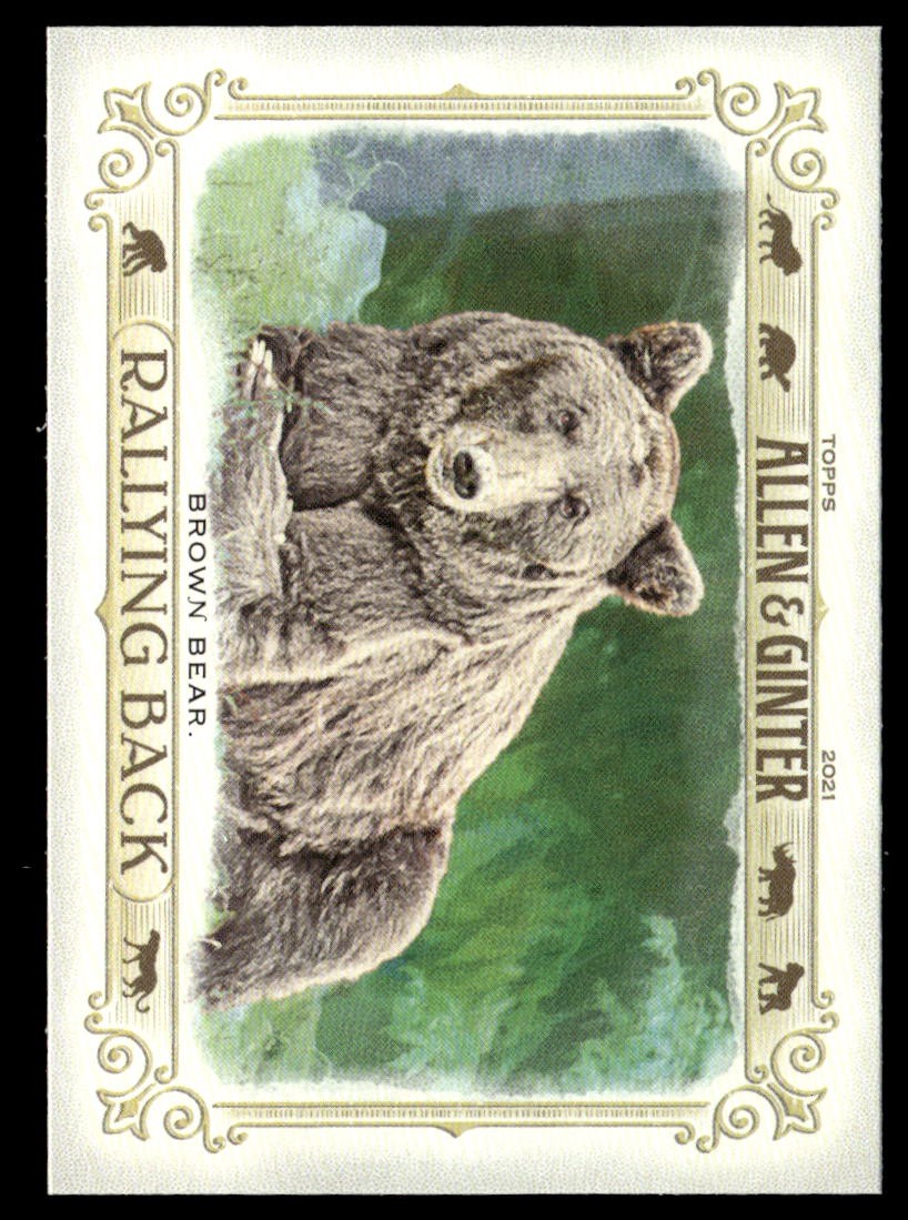 2021 Topps Allen & Ginter #RB-9 Brown Bear Rallying Back