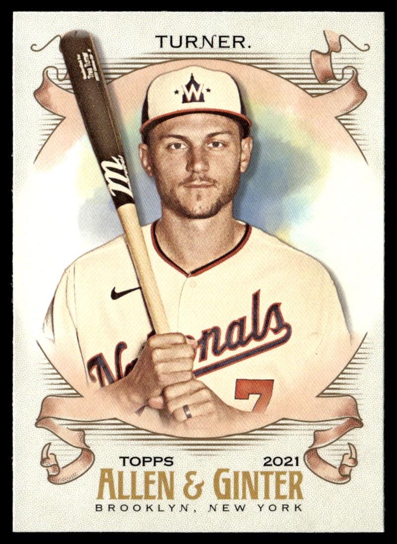 2021 Topps Allen & Ginter #185 Trea Turner