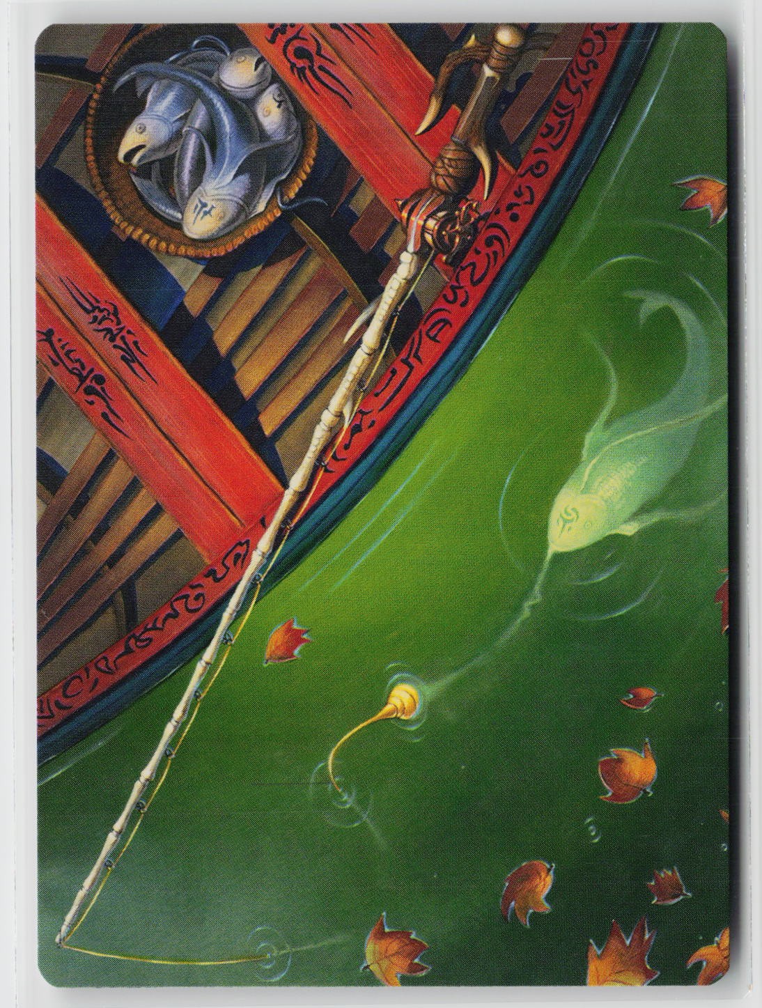 Art Series: Foundations #18 Fishing Pole Art Card (18/54)