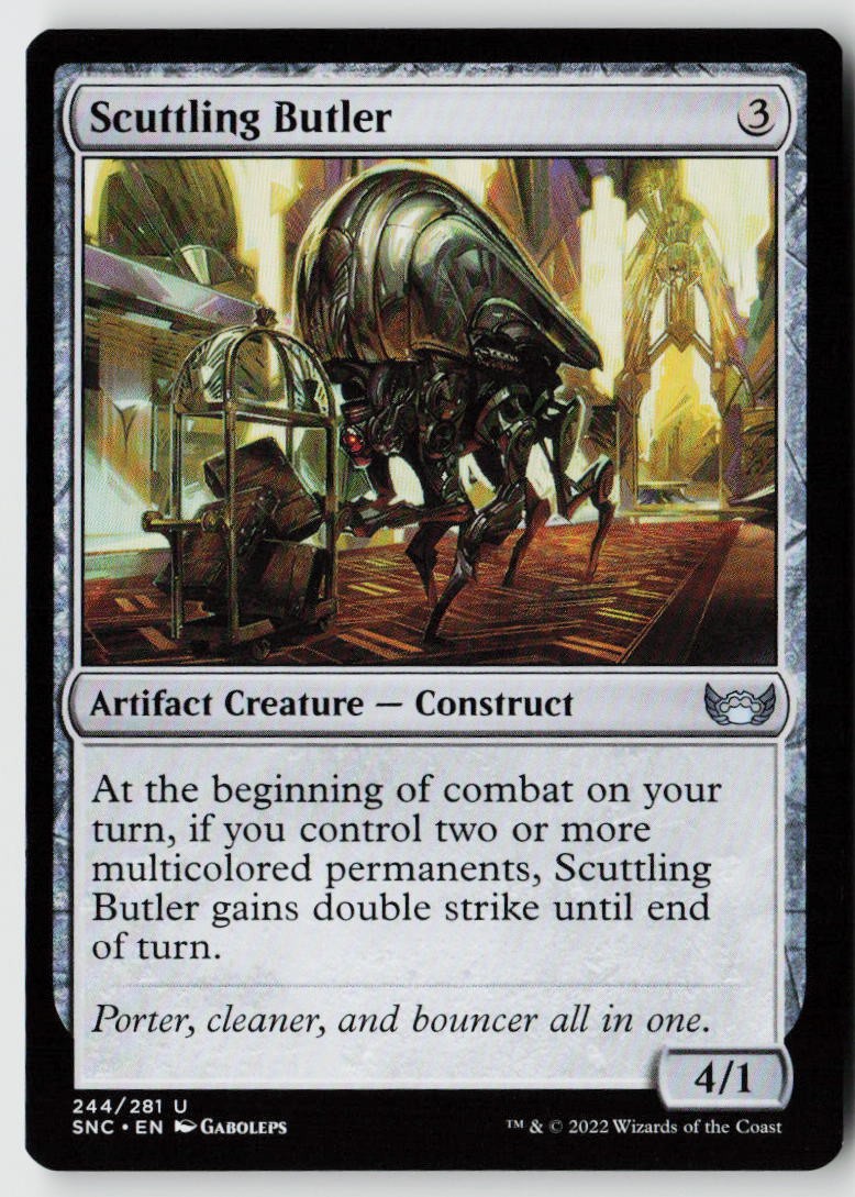 Streets of New Capenna #244 Scuttling Butler