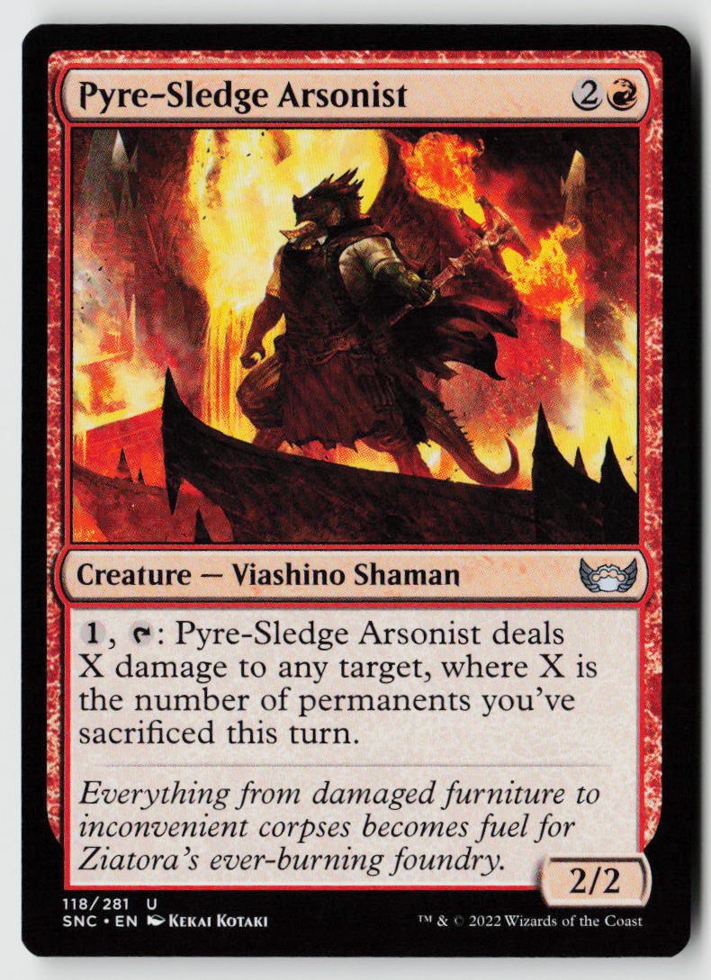Streets of New Capenna #582 Pyre-Sledge Arsonist