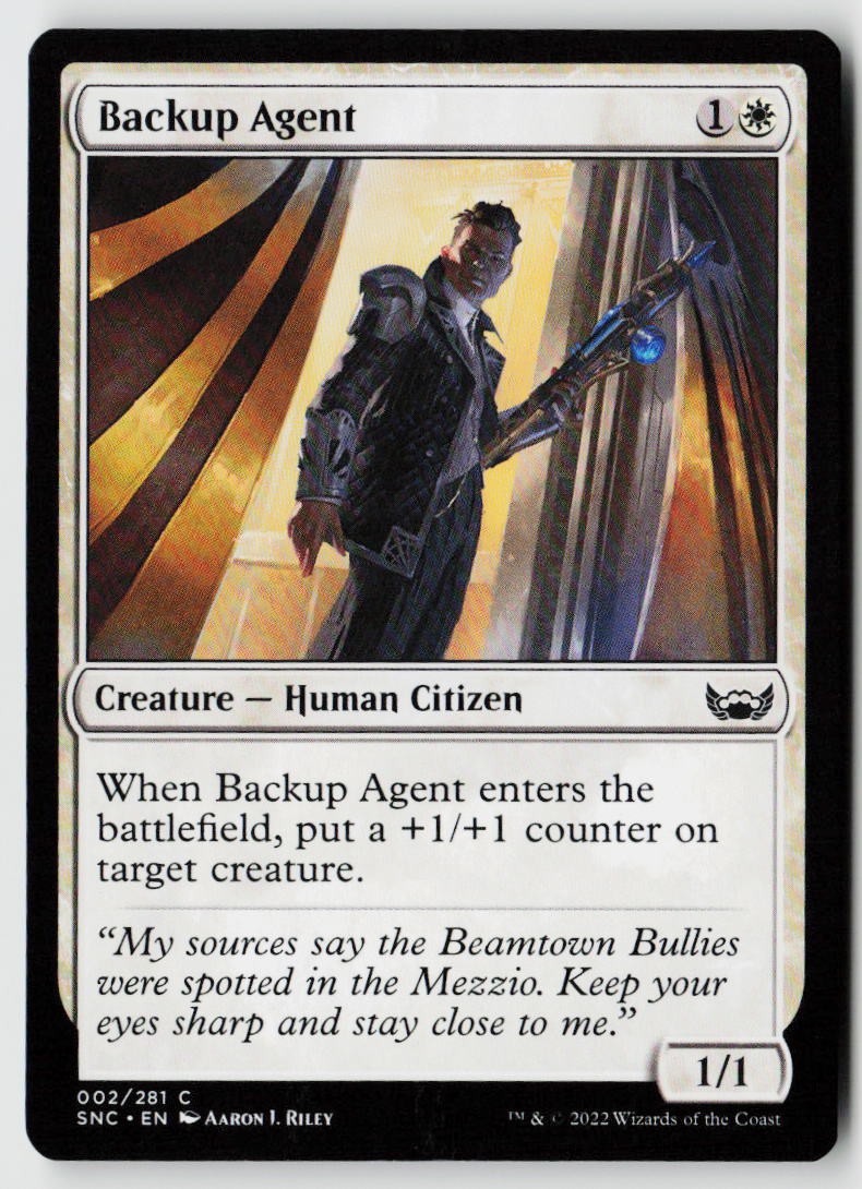 Streets of New Capenna #2 Backup Agent